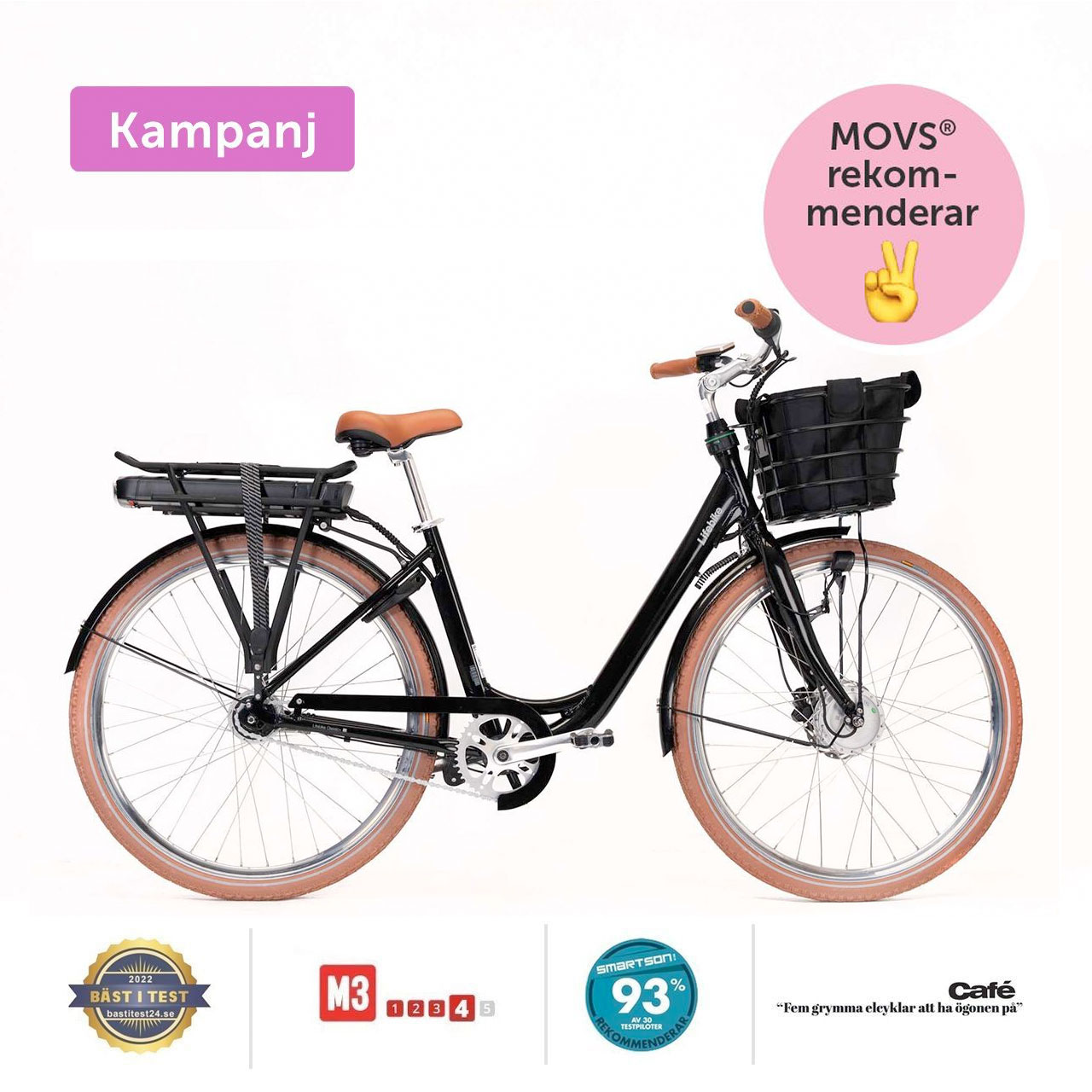Lifebike Classic+ Elcykel Klassisk 2025