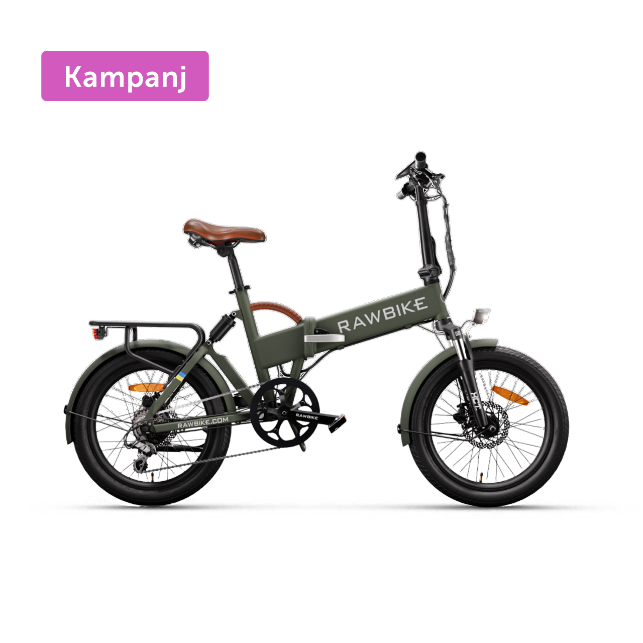 Rawbike City Camo Green Elcykel 2024