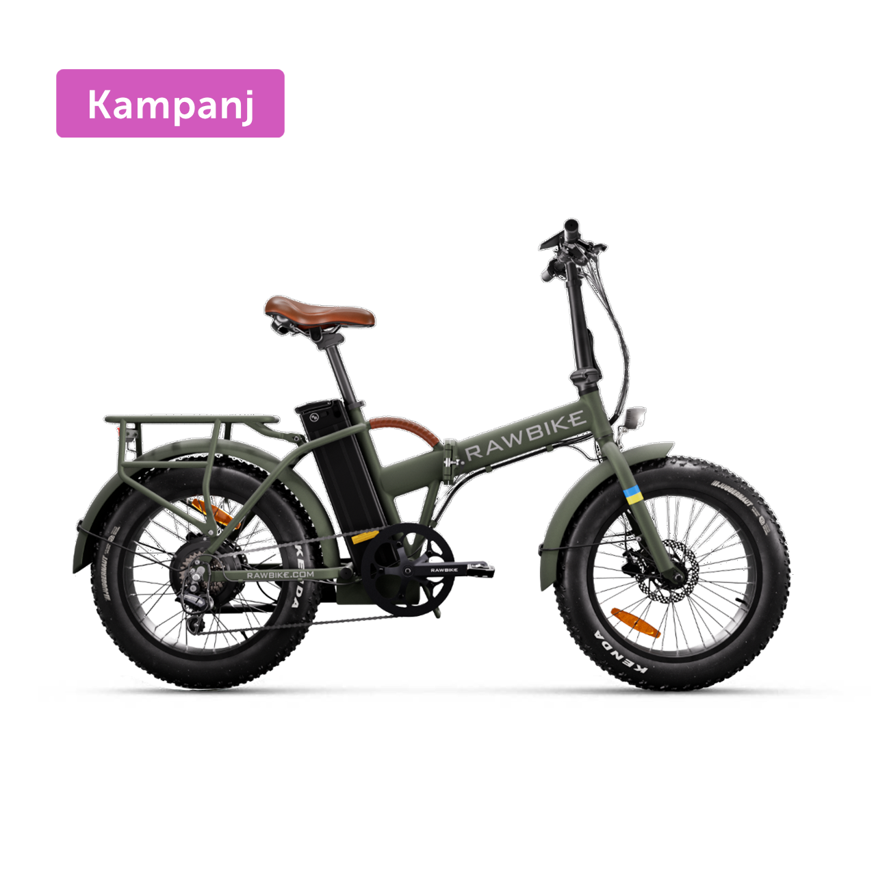 Rawbike Classic Camo Green Elcykel 2024