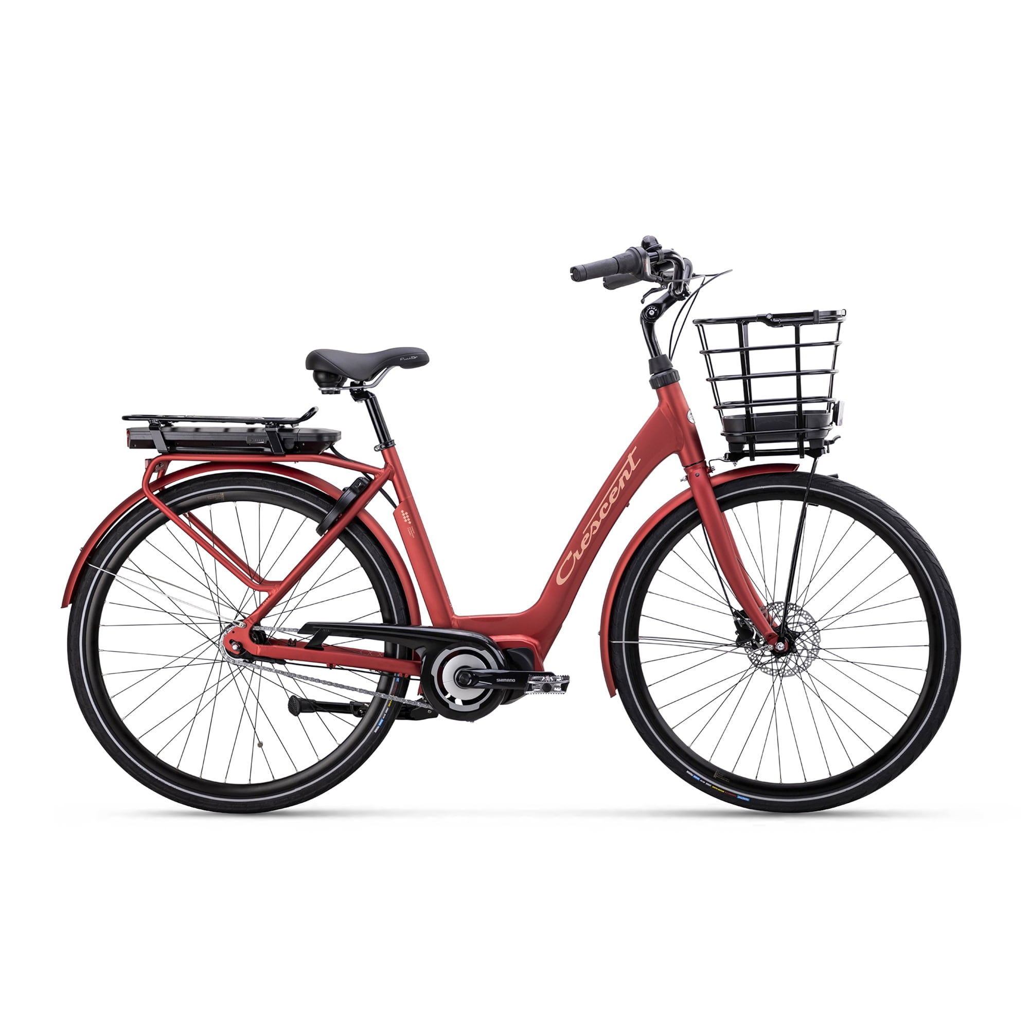 Crescent Elsa 7vxl 51cm Röd Matt Elcykel  Klassisk 2024