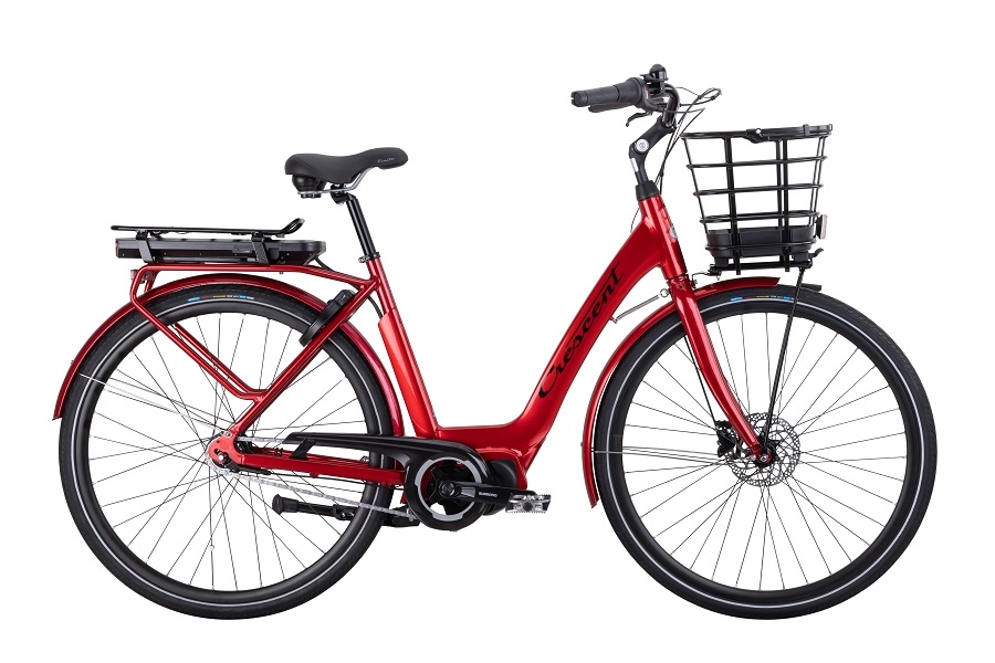Crescent Elsa 7vxl 51cm Röd Matt Korg Elcykel  Klassisk 2024